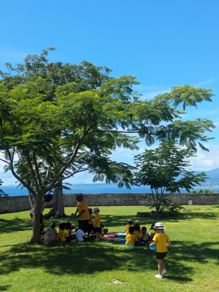 Le gouter sous les arbres